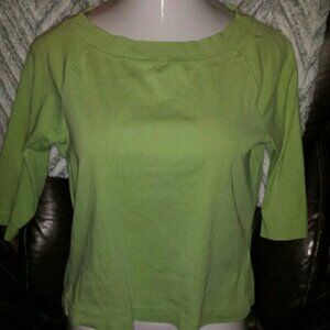 2 women's casual tops in Green by High Sierra & Mossimo